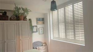 Bedroom Hardwood shutters