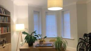 Living Room Bay Window Shutters