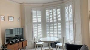 Hardwood Bay Window Shutters