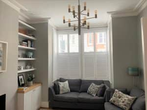 Tier-on-Tier Living Room Shutters