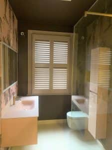 Full Height Bathroom Shutters