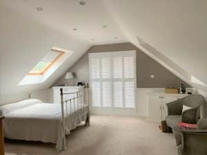 Full Height Tracked Bedroom shutters